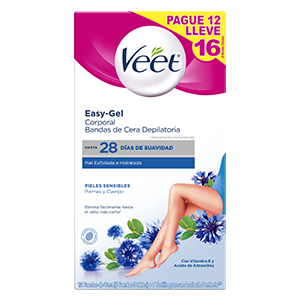 Easy-Gelwax™ Bandas de Cera Fría Piel Sensible